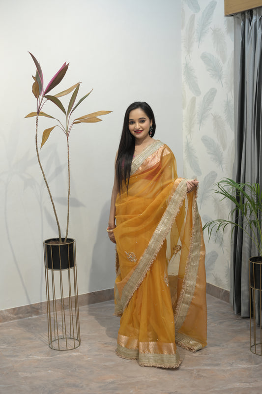 Golden Radiance Saree