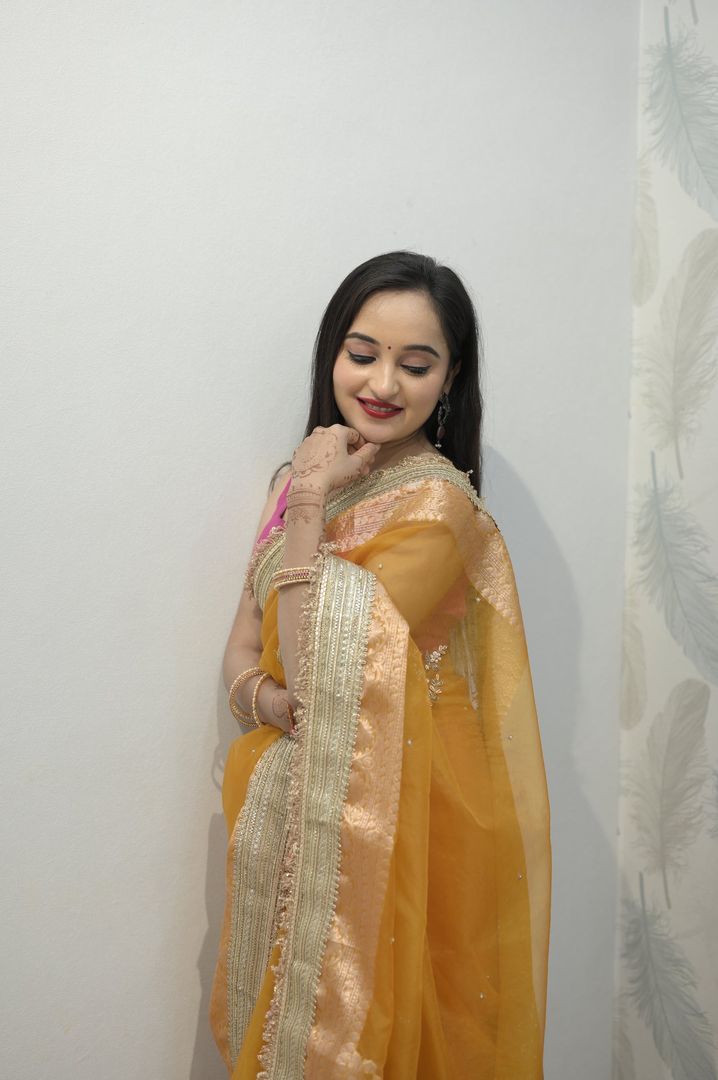 Golden Radiance Saree